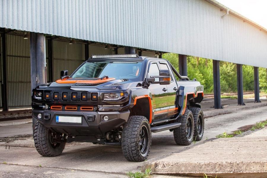  Chevrolet Silverado 1500 6x6 by Bureko 2020 года  (фото 13 из 23)
